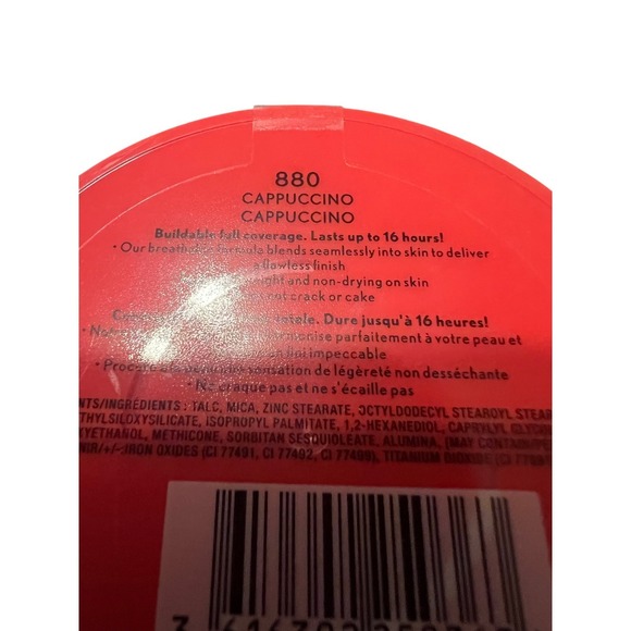 COVERGIRL Outlast Extreme Wear Pressed Powder 880 Cappuccino Full Coverage 16 HR - Picture 3 of 3